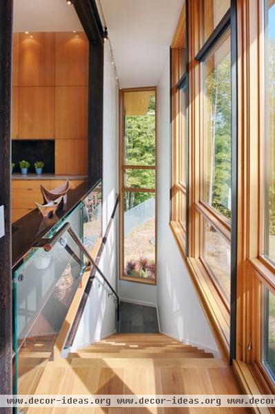 contemporary staircase by Carlton Architecture