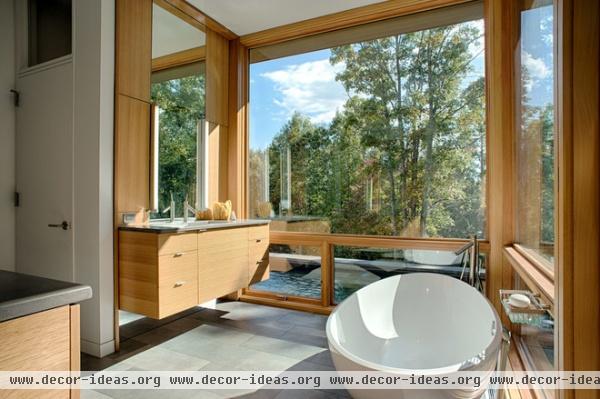 contemporary bathroom by Carlton Architecture