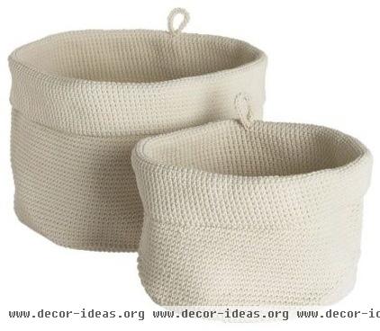 contemporary baskets by IKEA