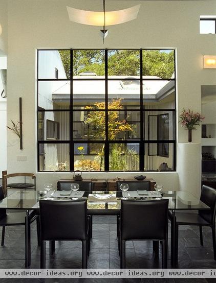 modern dining room by House + House Architects