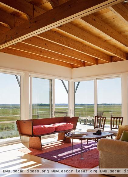 modern living room by Estes/Twombly Architects, Inc.