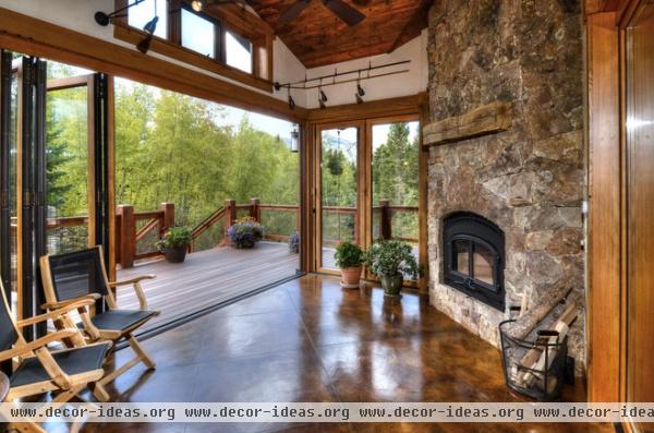 contemporary porch by Equinox Architecture LLC