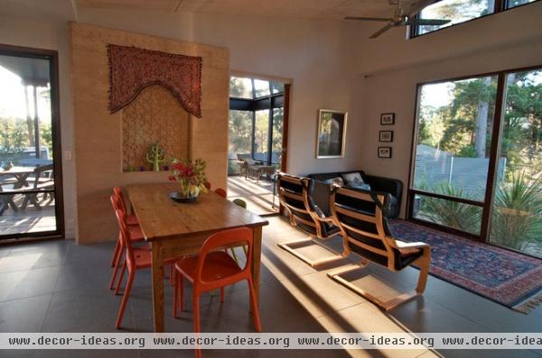 eclectic dining room by Jeni Lee