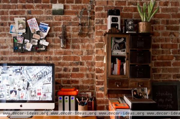 eclectic home office by Rikki Snyder