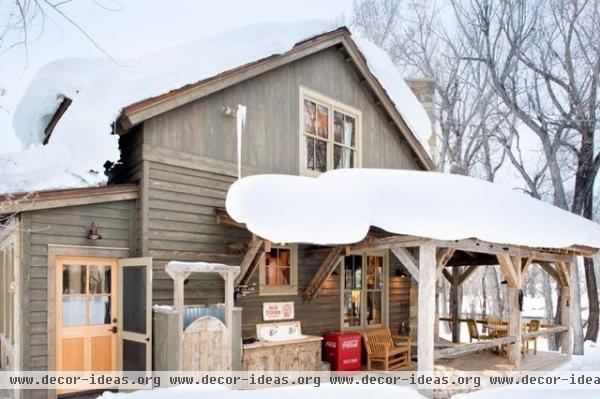 rustic exterior by Coburn Development