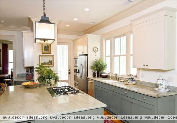 transitional kitchen by CliqStudios Cabinets