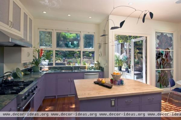 eclectic kitchen by Jeff King & Company