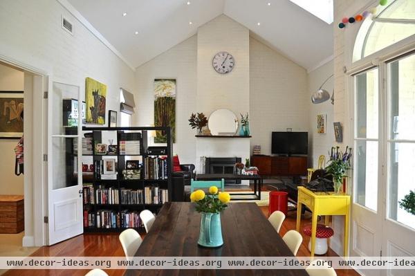 eclectic dining room by Luci.D Interiors