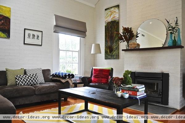 eclectic family room by Luci.D Interiors