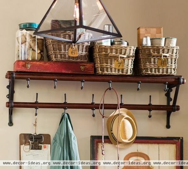 traditional wall shelves by Pottery Barn