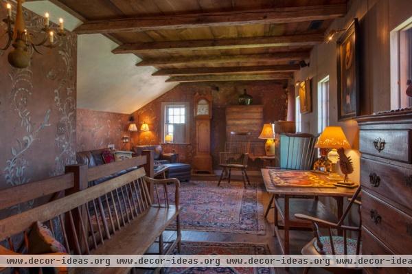 farmhouse family room The William Farley House