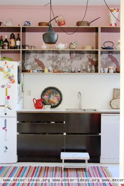 eclectic kitchen by Holly Marder