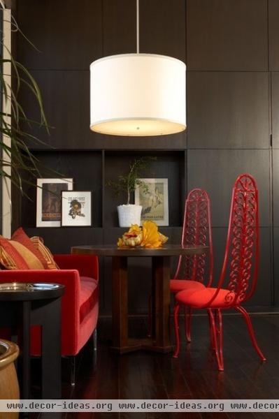 industrial family room by Danielle Wallinger