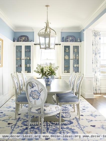 beach style dining room by Austin Patterson Disston Architects