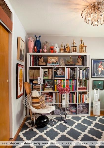 eclectic home office by Janel Holiday Interior Design