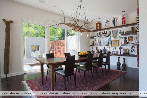 contemporary dining room by TaC studios, architects