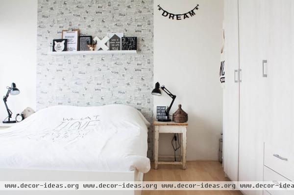 eclectic bedroom by Louise de Miranda