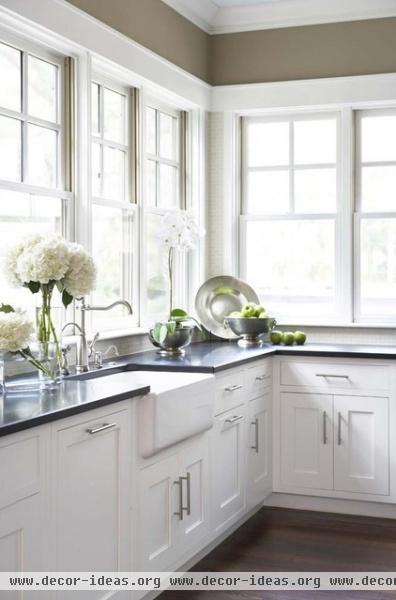 traditional kitchen by Linda McDougald Design | Postcard from Paris Home