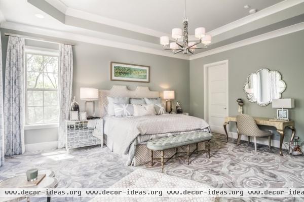 transitional bedroom by Eric Ross Interiors, LLC