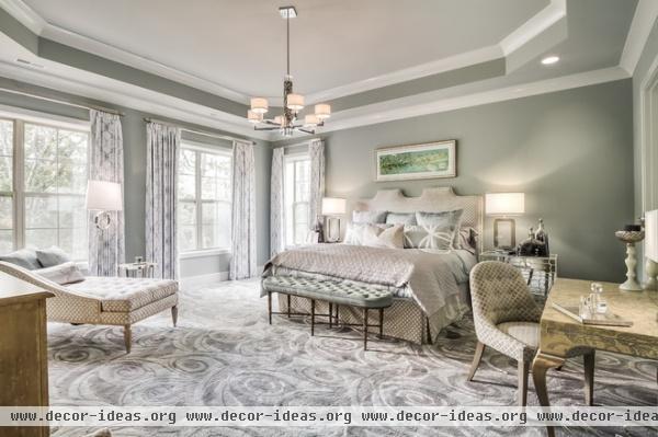 transitional bedroom by Eric Ross Interiors, LLC