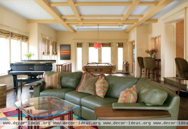 traditional family room by Designing Solutions