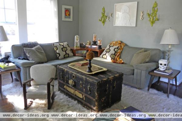 eclectic living room by Sarah Greenman