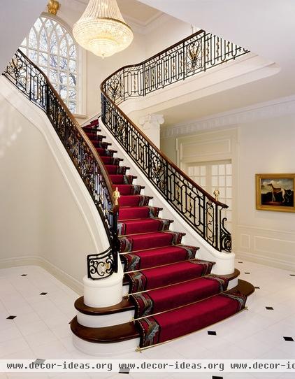 traditional staircase by Robert J Erdmann Design, LLC