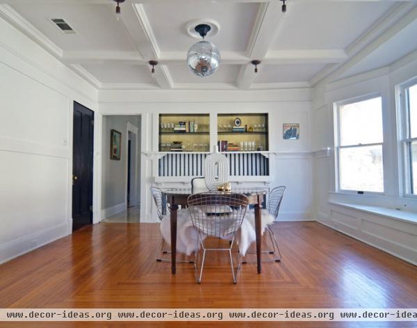 eclectic dining room by Sarah Greenman