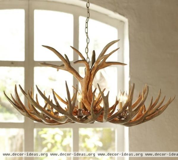 eclectic chandeliers by Pottery Barn