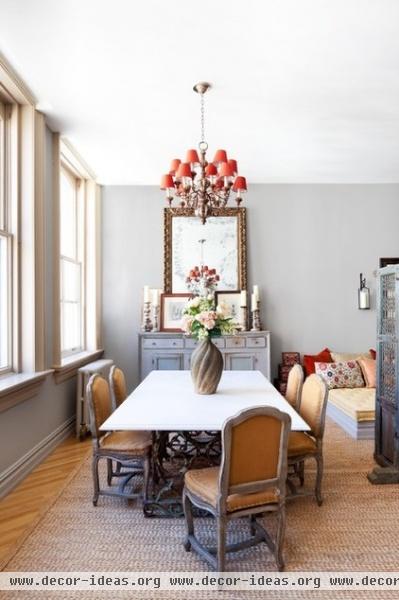 eclectic dining room by Deborah French Designs