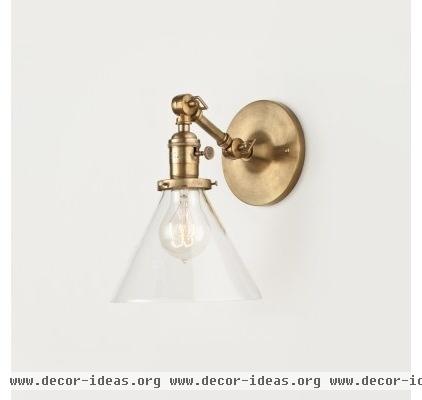 transitional wall sconces by Schoolhouse Electric