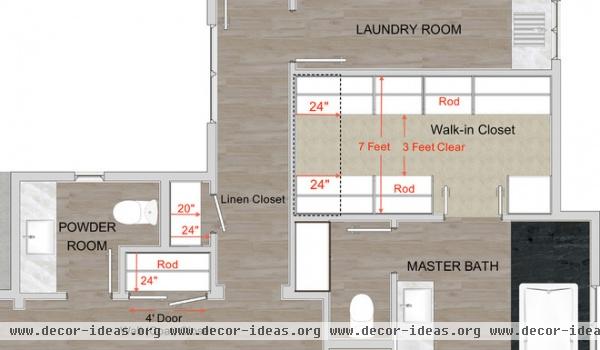 contemporary floor plan by Steven Corley Randel, Architect