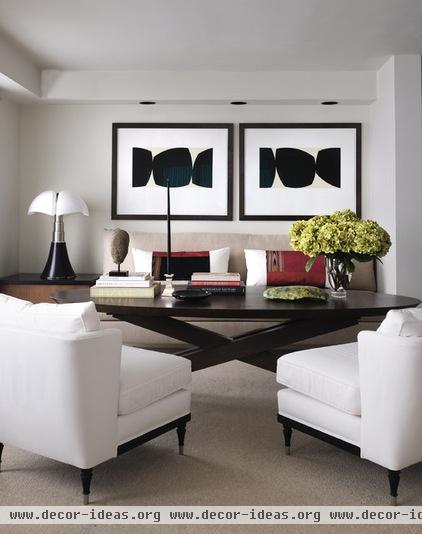 contemporary dining room by Handman Associates