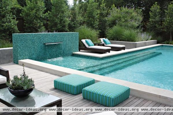 contemporary pool by Bonick Landscaping