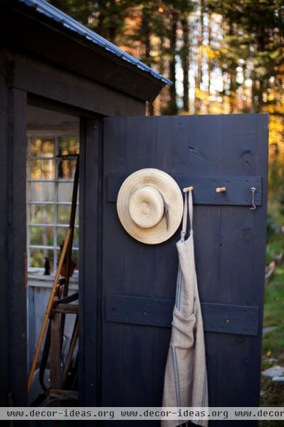 farmhouse garage and shed by Tess Fine