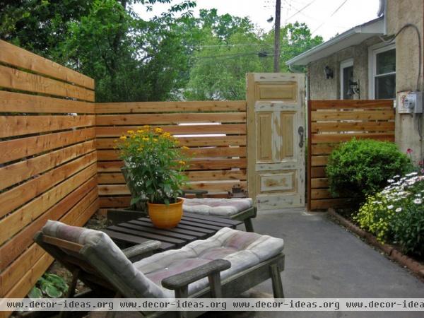 eclectic patio by Nattapon Landscape Design