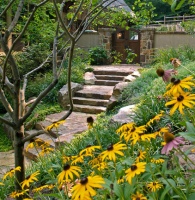 Artful Salvage: Old Doors Decorate the Garden