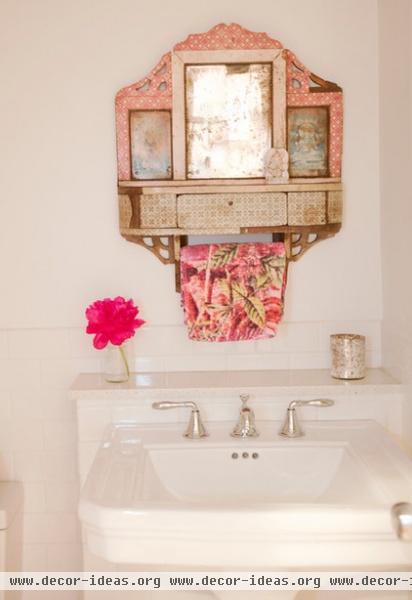 eclectic bathroom by The Cross Design