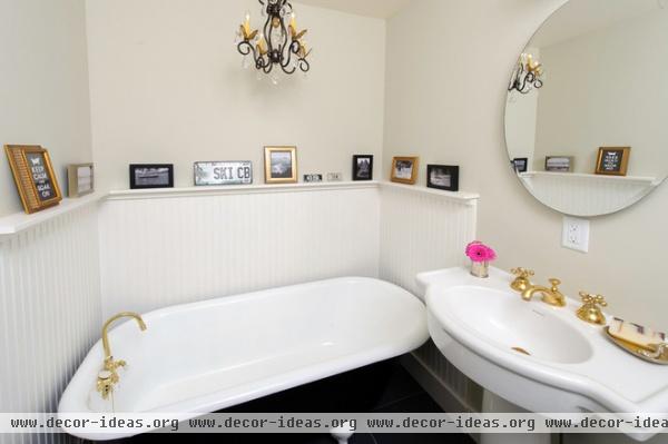 eclectic bathroom by Sarah Phipps Design