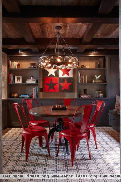 rustic dining room by Artistic Designs for Living, Tineke Triggs