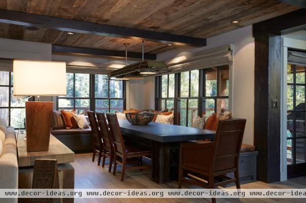 rustic dining room by Artistic Designs for Living, Tineke Triggs