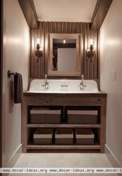 rustic bathroom by Artistic Designs for Living, Tineke Triggs