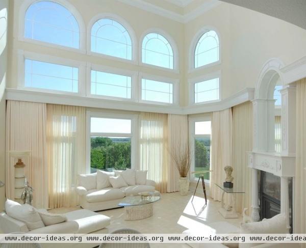 traditional living room by Windsor Windows & Doors