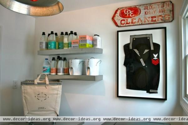 eclectic laundry room by Kelley & Company Home