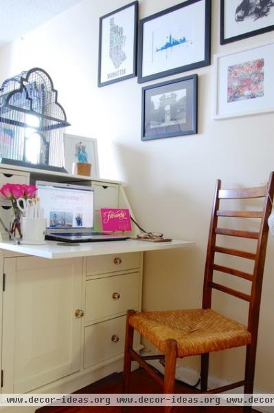 eclectic home office by Corynne Pless