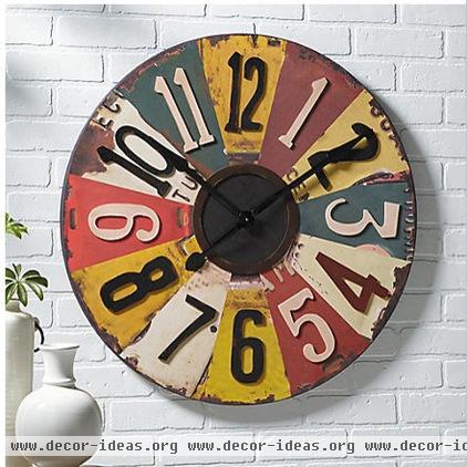 eclectic clocks by Grandin Road