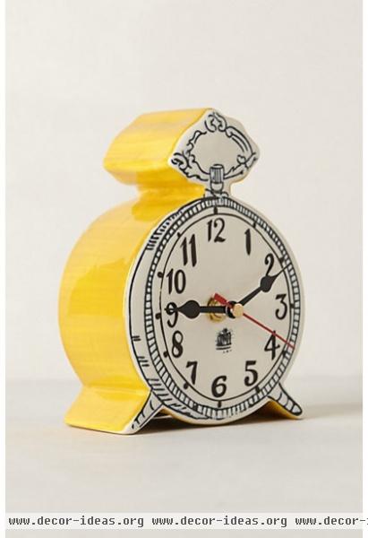 eclectic clocks by Anthropologie