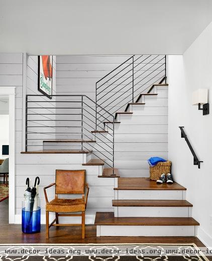 farmhouse staircase by Clayton&Little Architects