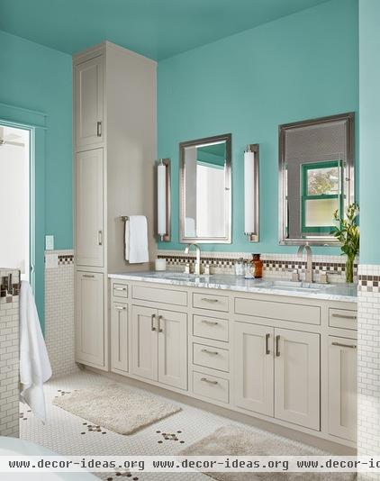 farmhouse bathroom by Clayton&Little Architects