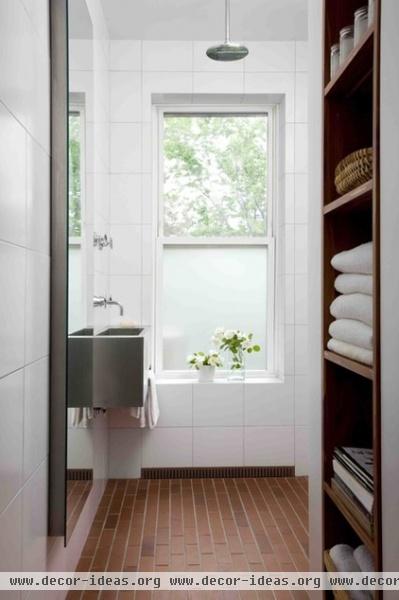 contemporary bathroom by Delson or Sherman Architects pc